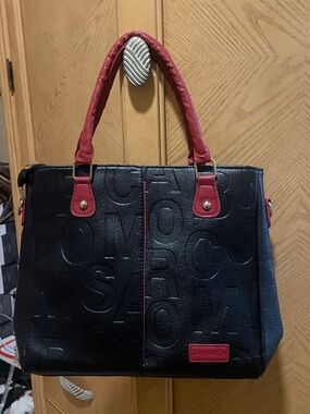 Jingpinpiju black and red purse